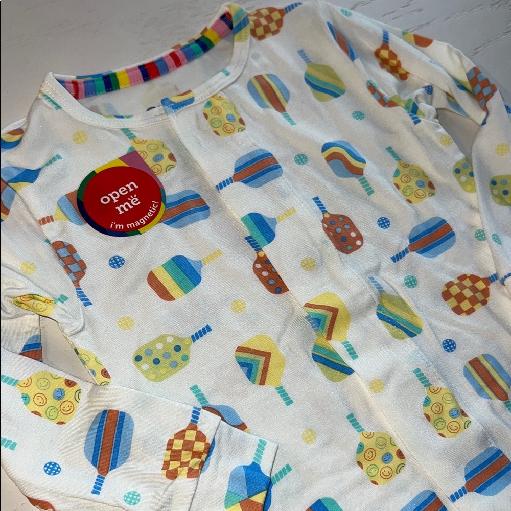 Magnetic Me Perfect Pickle Paddles Footie 9-12 12-18 months - Picture 4 of 4